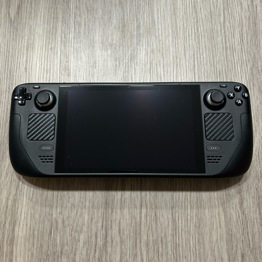 Black Steamdeck Handheld Gaming Console